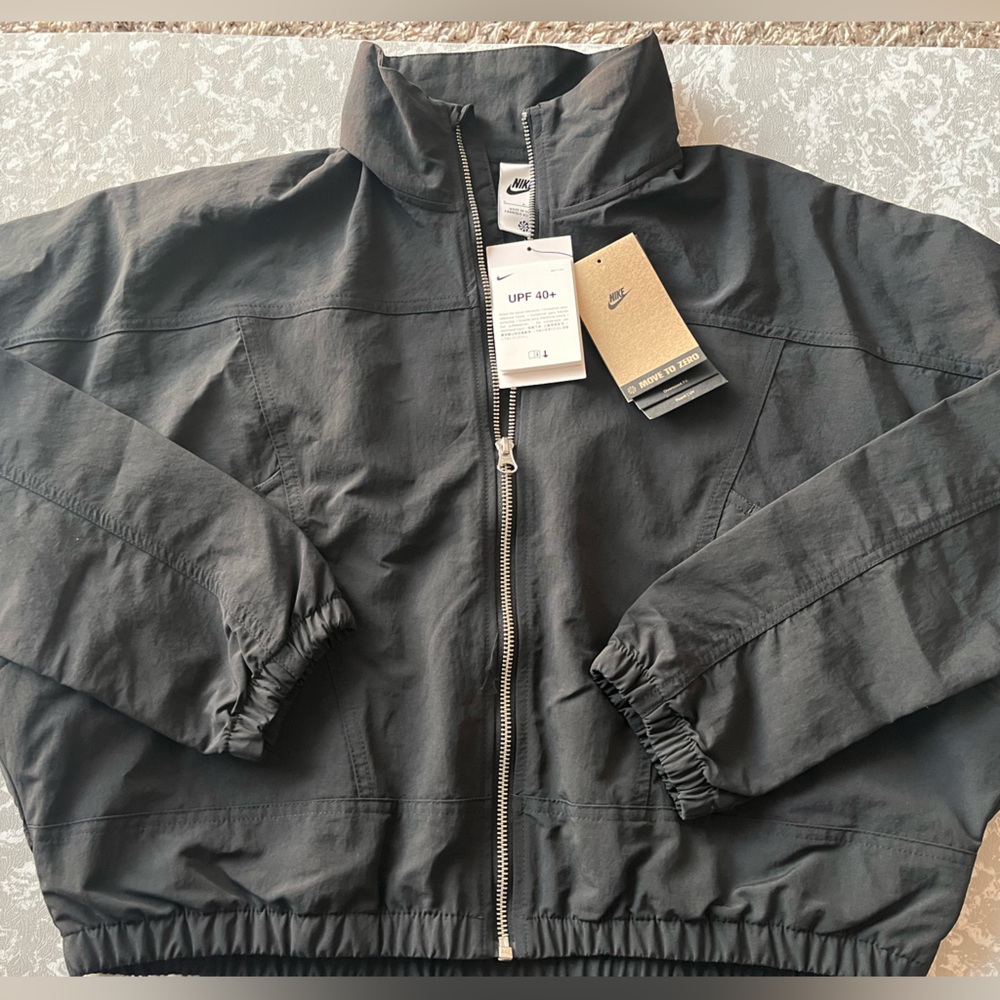 Brand New Nike Black Full-Zip Jacket